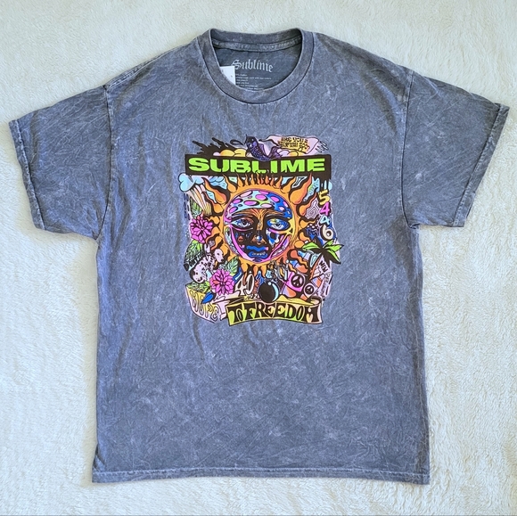 Sublime Other - Sublime Grey🩶 Mineral Washed Graphic Tee👕 - NWT